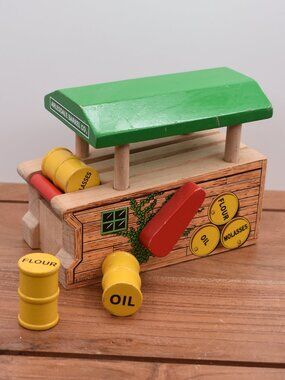2001 Barrel Loader Arlesdale Barrel Co Cargo Barrel Thomas & Friends Wooden VTG
